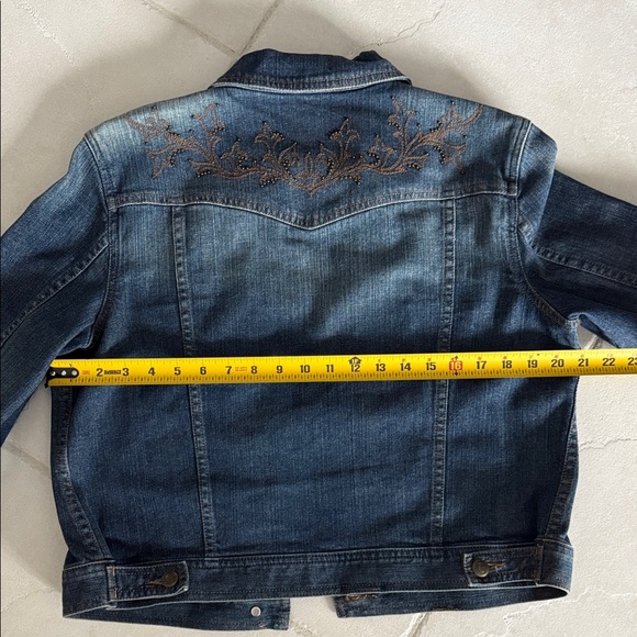 Ralph Lauren Blue Denim Jacket with Embroidered Detail - Picture 5 of 6